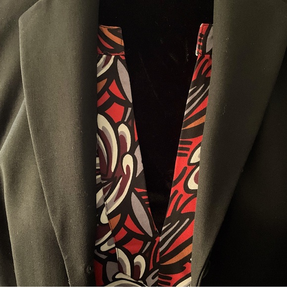 LOFT Floral Blouse Split-Neck Work Top Large Flowers Pop of Color PopOver Tunic - Picture 10 of 10